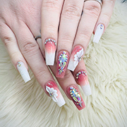 Auffüllen mit Natur Make-up bei König Nails in Landau