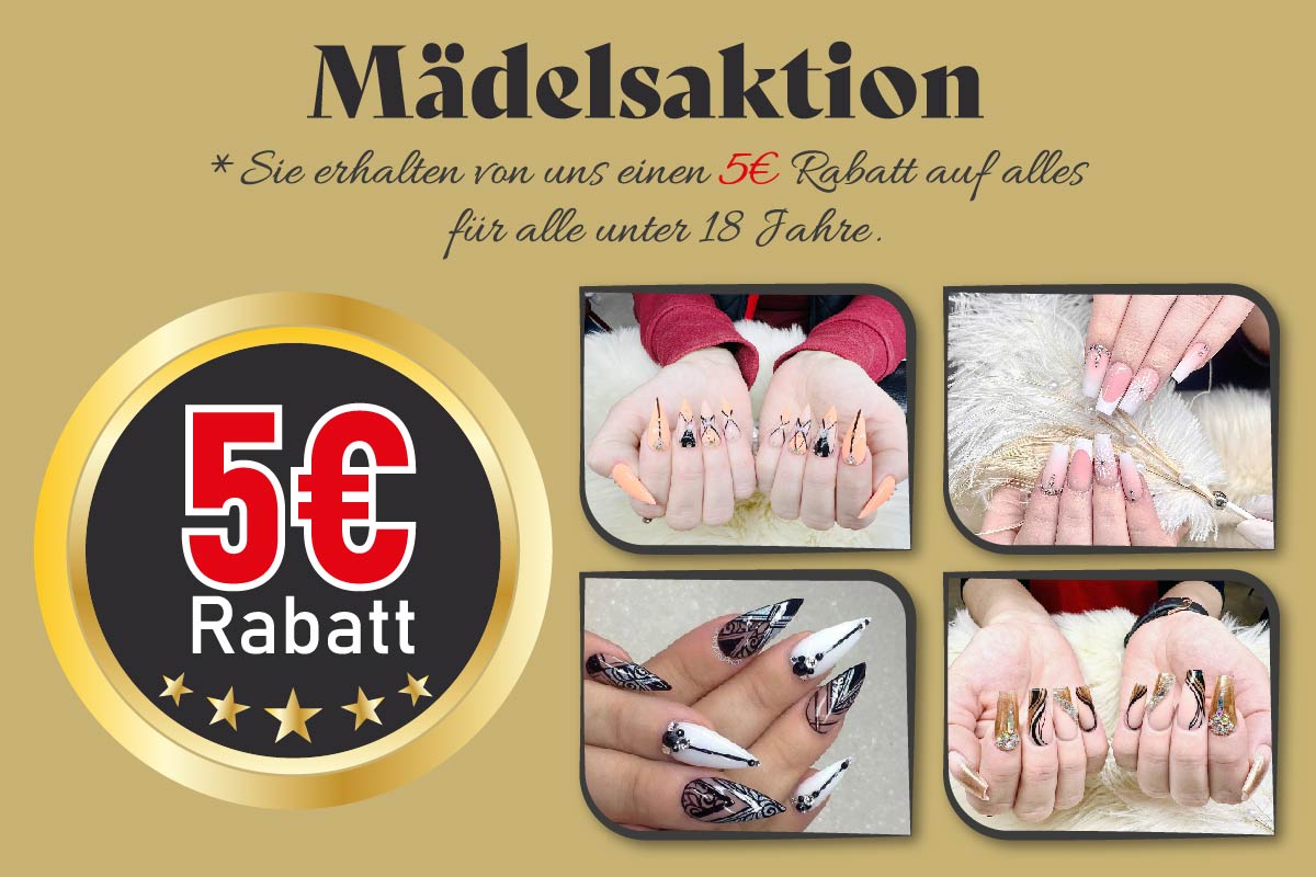 Fünf-Euro-Rabattaktion von König Nails
